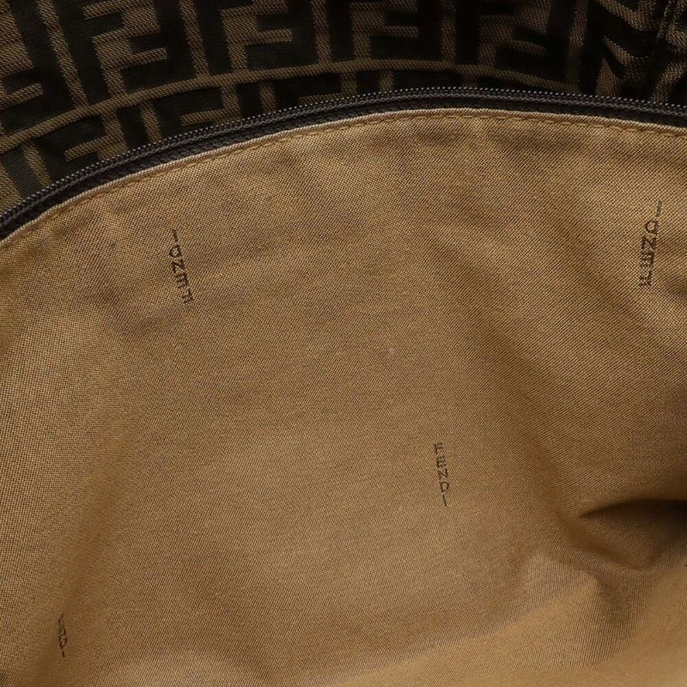 Fendi Zucca Pattern Leather Tote Shoulder Bag - Picture 8 of 8